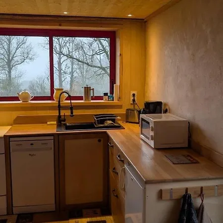 Gite En Materiaux Naturels Sauna, Bain Nordique Avec Vue Sur Les Couchers De Soleil Et Chevaux Apartment *